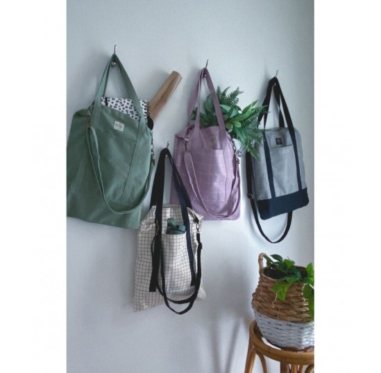 heather grid School Bags *5