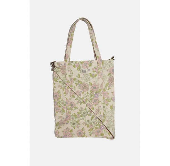 mint pink molly floral School Bags