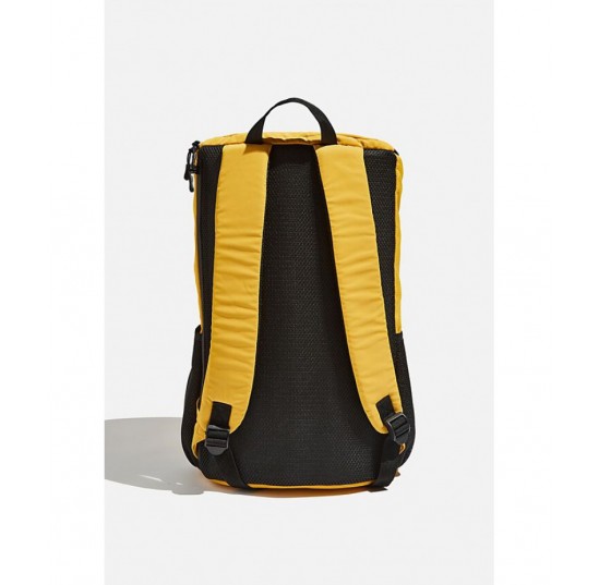 mustard and khaki Practical recycling backpack