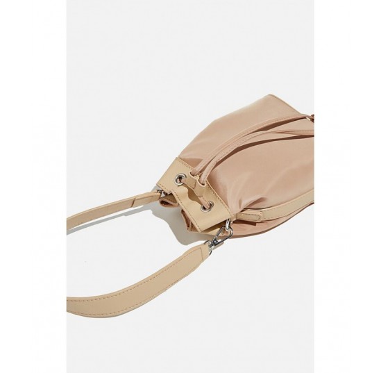 brown taupe Mini Bucket Bag