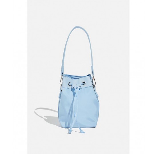 blue Mini Bucket Bag