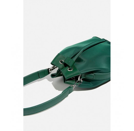 green Mini Bucket Bag