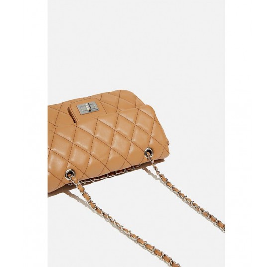 tan Quilted crossbody bag *2