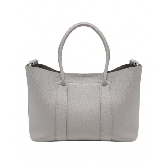 grey Twist Lock Tote