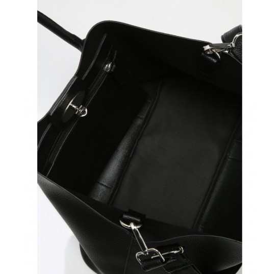 black Twist Lock Tote