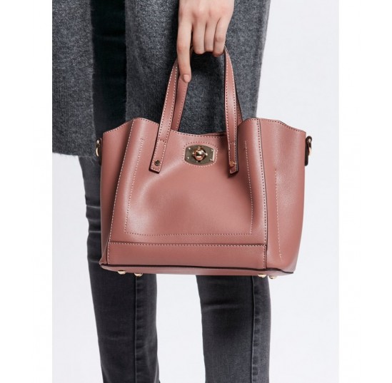 Rose Twist Lock Tote