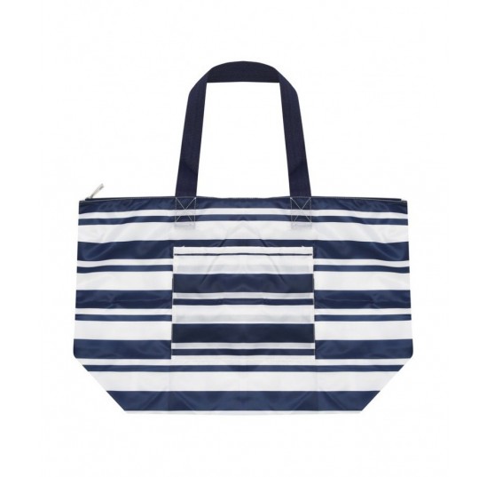 Navy Folding shopping bag *2