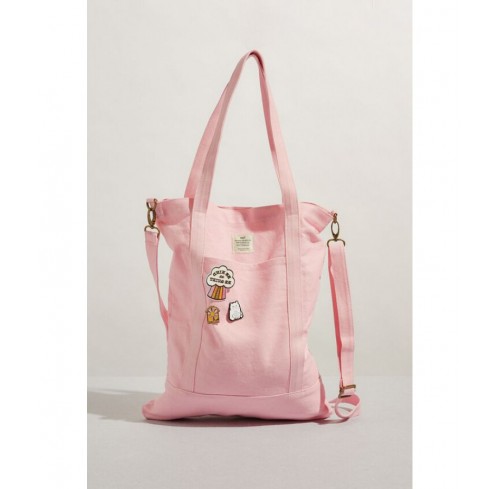 plastic pink Book Tote