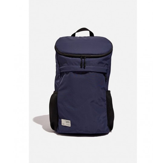 navy and red Practical recycling backpack