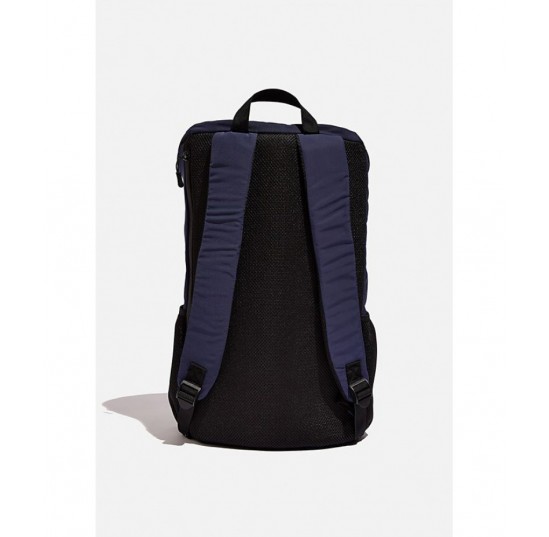 navy and red Practical recycling backpack