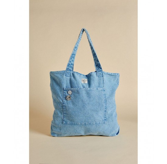 denim Daily Tote