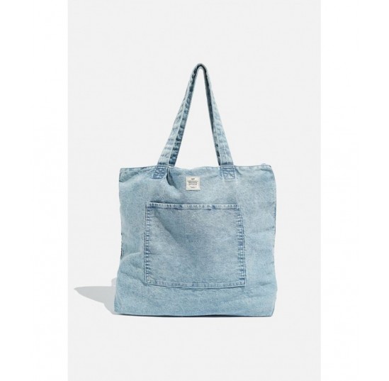 denim Daily Tote