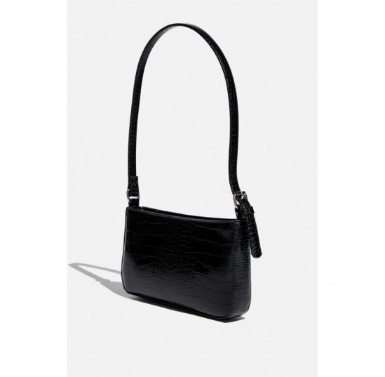 black texture Underarm Bag