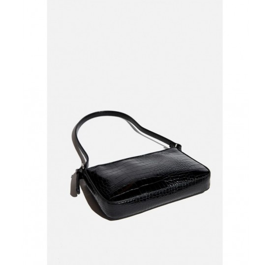 black texture Underarm Bag