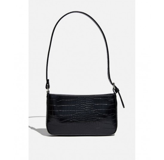 black texture Underarm Bag