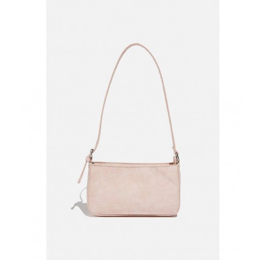 candy pink texture Underarm bag