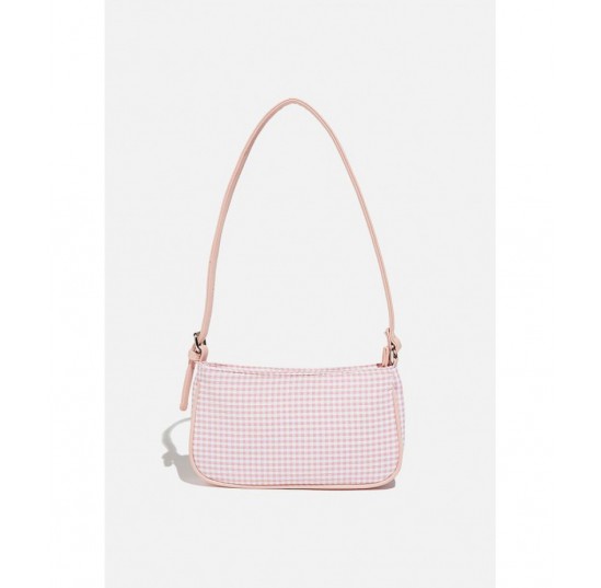 fairy floss gingham seersucker Underarm bag