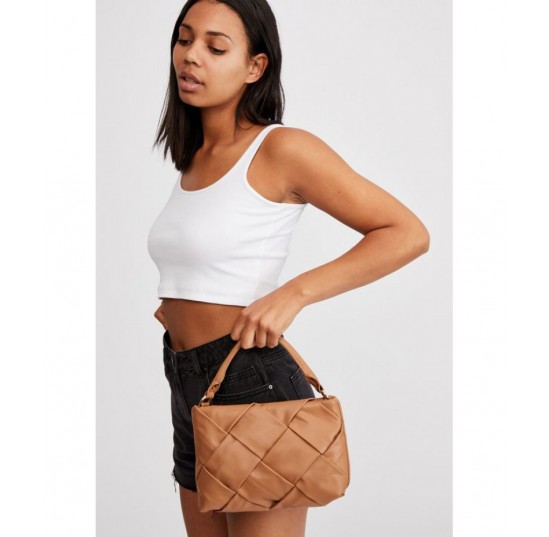 tan Quilted bag