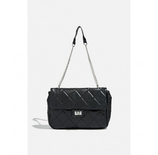 black Large Underarm Bag