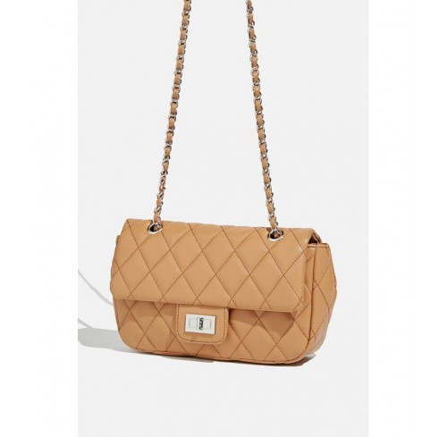 tan Quilted crossbody bag *2