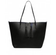 black Tassel Shopping Bag